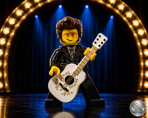 Lego figuren band sängeri - figuren,