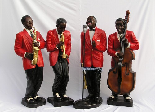 Blues swing band jazzband deko - swing,