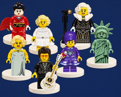 Lego figuren band - lego®, sängerin