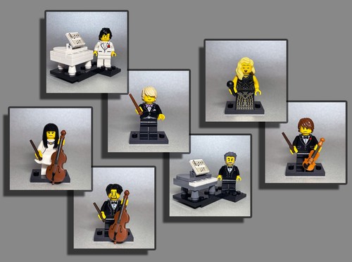 Lego figuren band - figuren, orchester