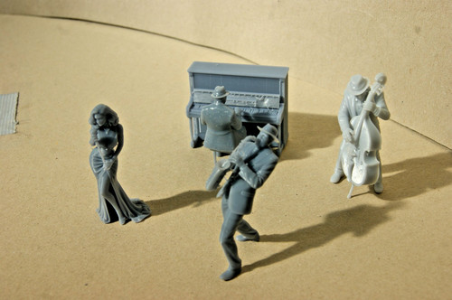 Figur jazz band komplette - jazz-band,
