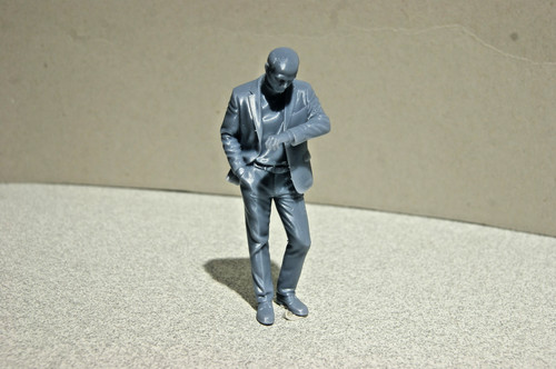 Figur mann schaut - mann, auf