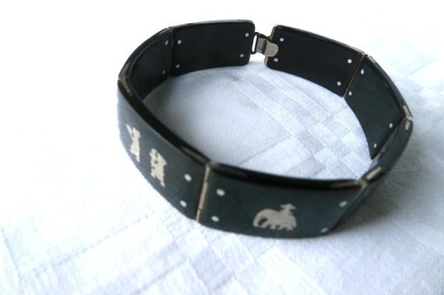 Armband ebenholz mit - ebenholz,