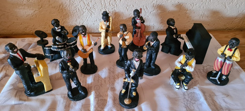 Musiker figuren set jazz band - musiker,