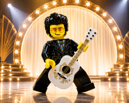 Lego figuren band - band, sänger