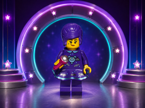Lego figuren band sängerin - lego®,
