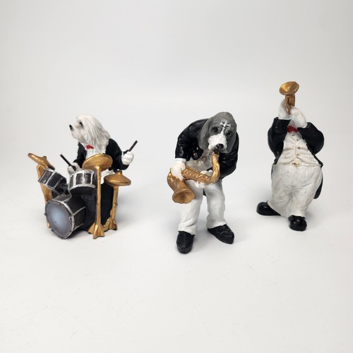 Hunde musiker figuren - hunde,