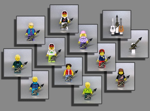 Lego figuren kinder gitarre - figuren,