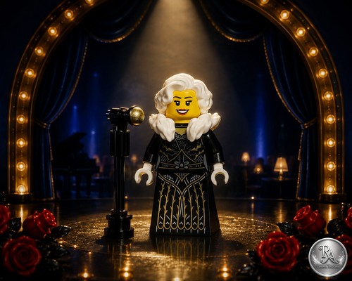 Lego figuren band sängerin - figuren,
