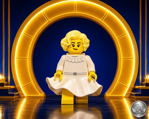 Lego figuren band sängerin - figuren,