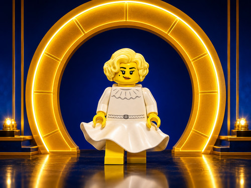 Lego figuren band sängerin - figuren,