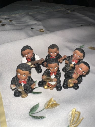 Vintage jazz band figuren - vintage,