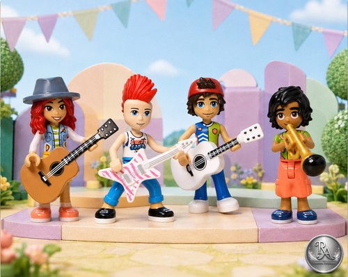 Lego friends figuren musik - friends,